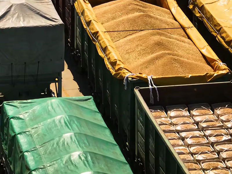Weatherproof Crop Storage Tarps for Outdoor Grain Protection