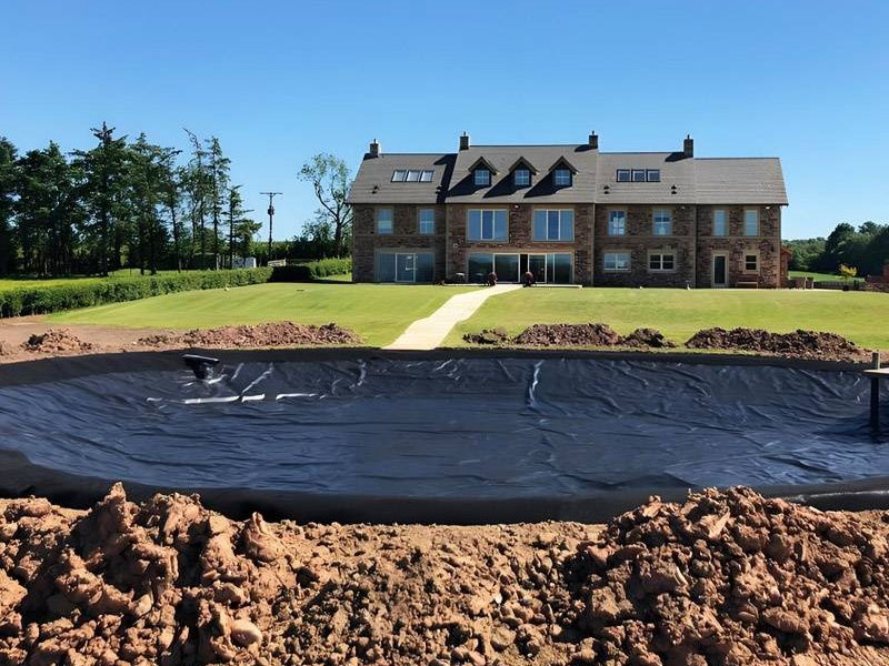 Pond Liner Tarps Non-toxic Impermeable Aquaculture Liner