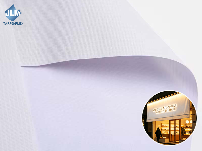 440GSM PVC Backlit Banner for Street Storefront Signage